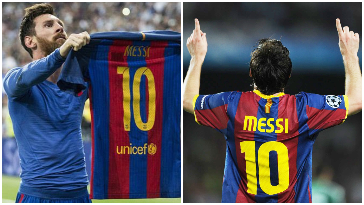 Lionel Messi saat masih berseragam Barcelona.