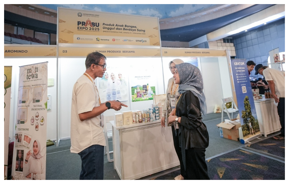 BRI perkuat daya saing UMKM melalui partisipasi dalam kegiatan Produk Anak Bangsa Unggulan (PRABU) Expo 2025.