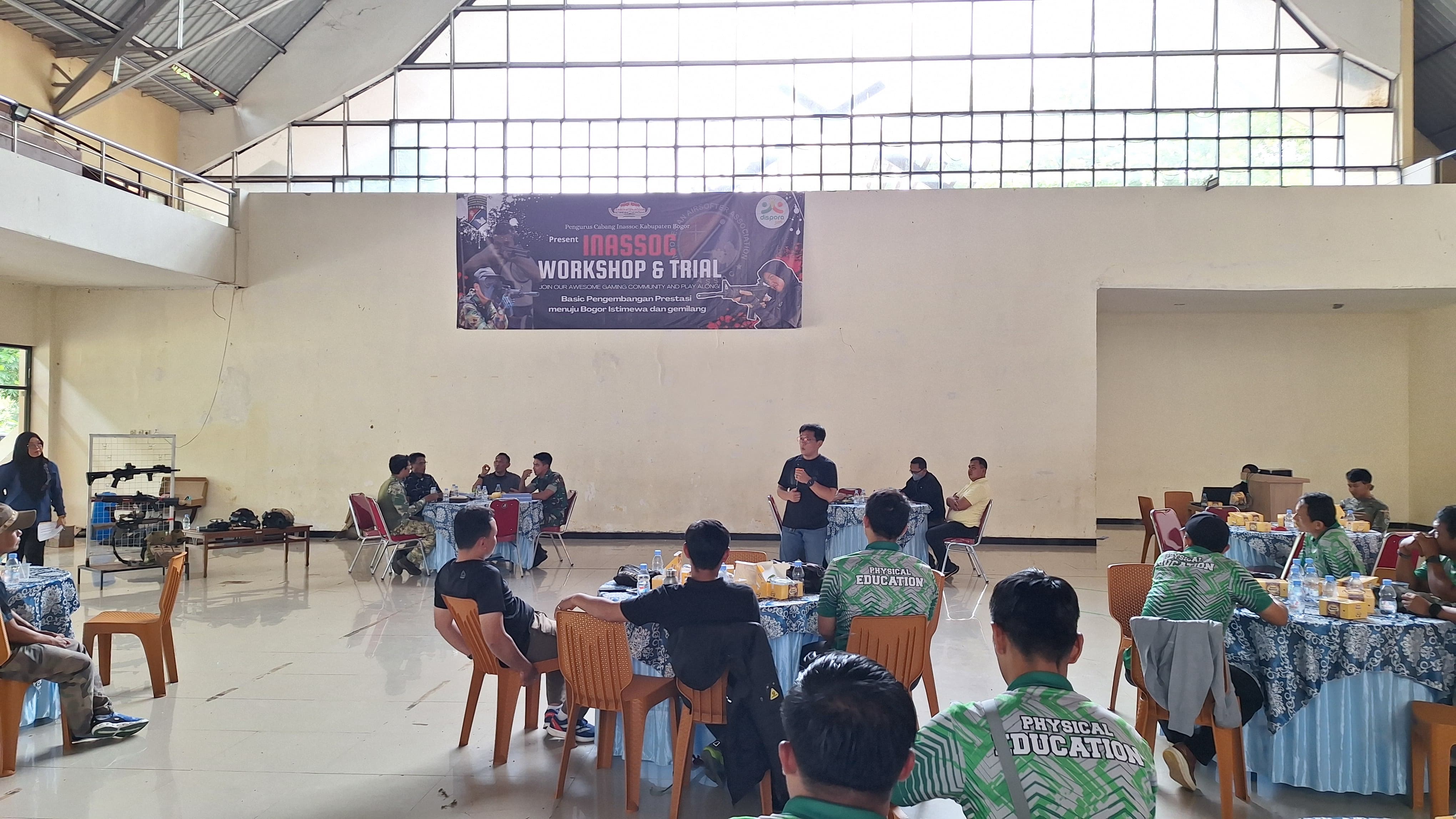 INASSOC Kabupaten Bogor menggelar Workshop & Trial di Bumi Perkemahan Cimandala, Kecamatan Sukaraja, yang diikuti 50 peserta lebih, Sabtu 15 November 2025.