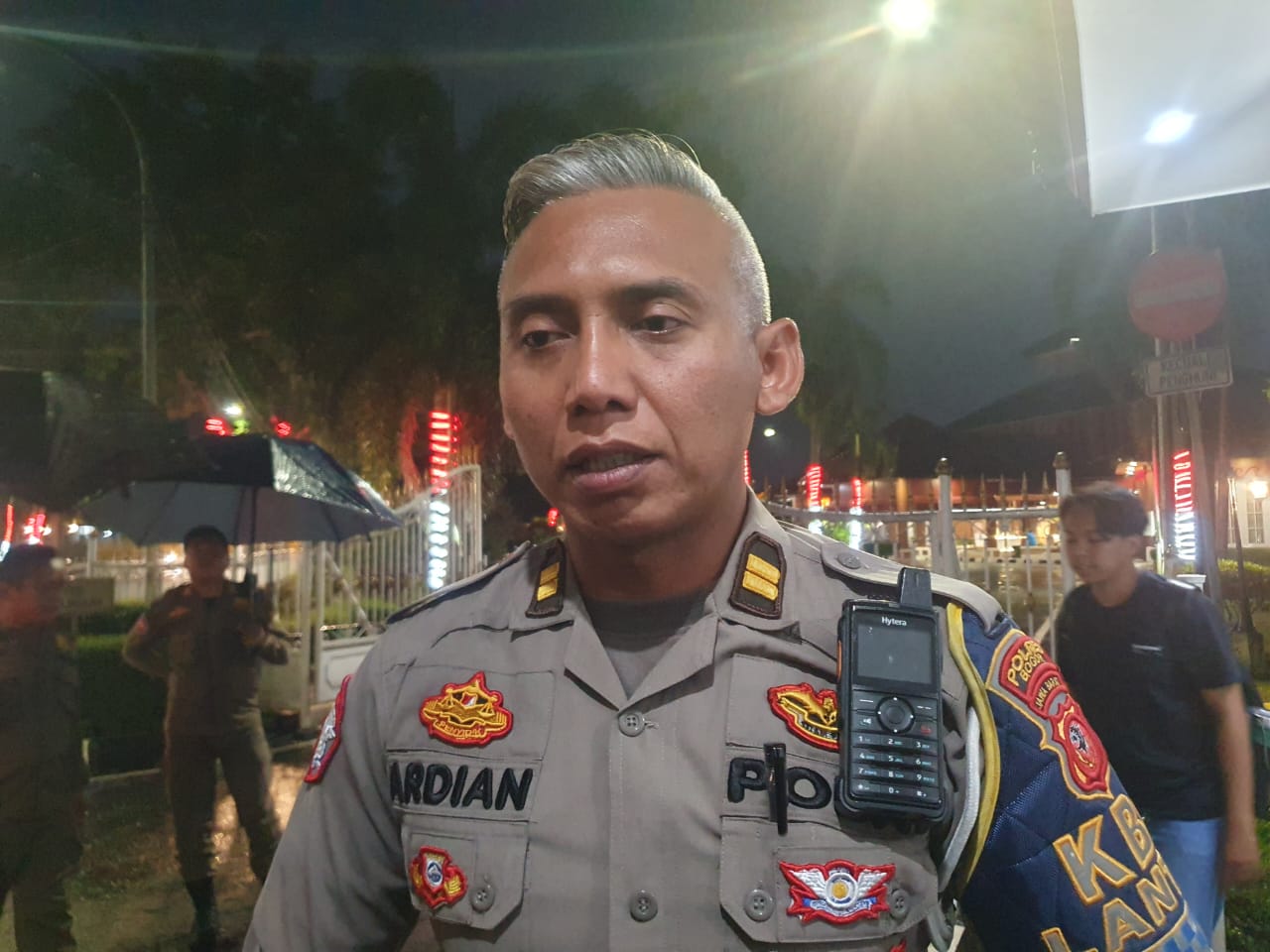 KBO Satlantas Polres Bogor, Iptu Ardian Novianto.