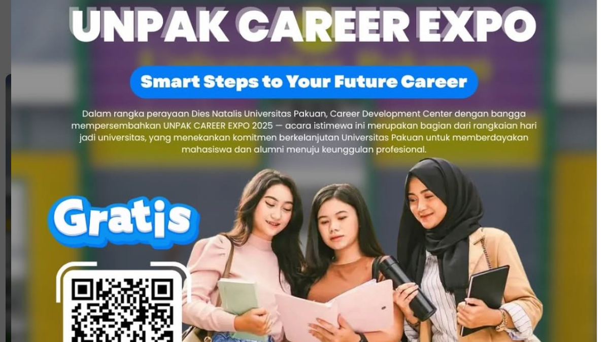 Unpak Career Expo 2025 di Kota Bogor.