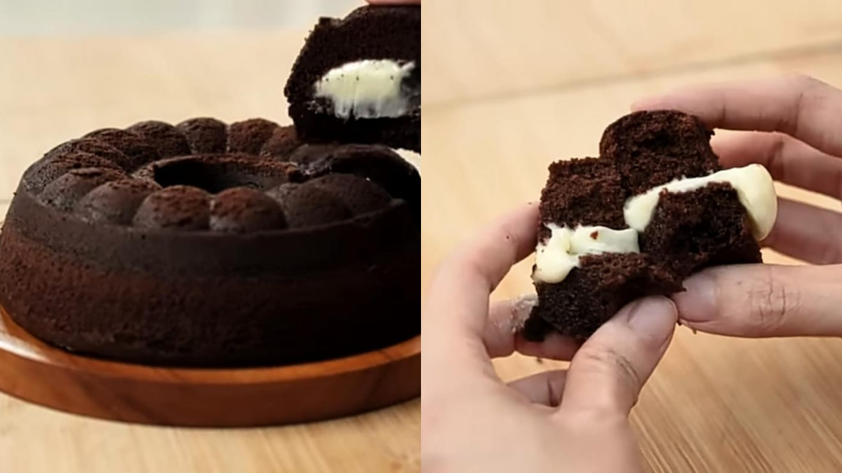 Resep rahasia Bolu Kukus Ketan Cokelat Keju Lumer ala Chef Devina Hermawan.