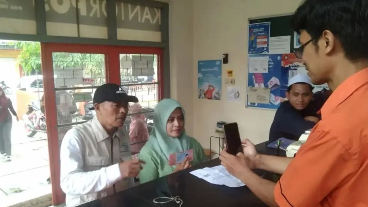 Ilustrasi penyaluran bansos