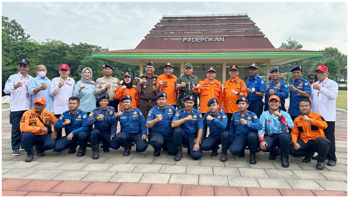 Apel Siaga Bencana tingkat Kota Depok 2025.