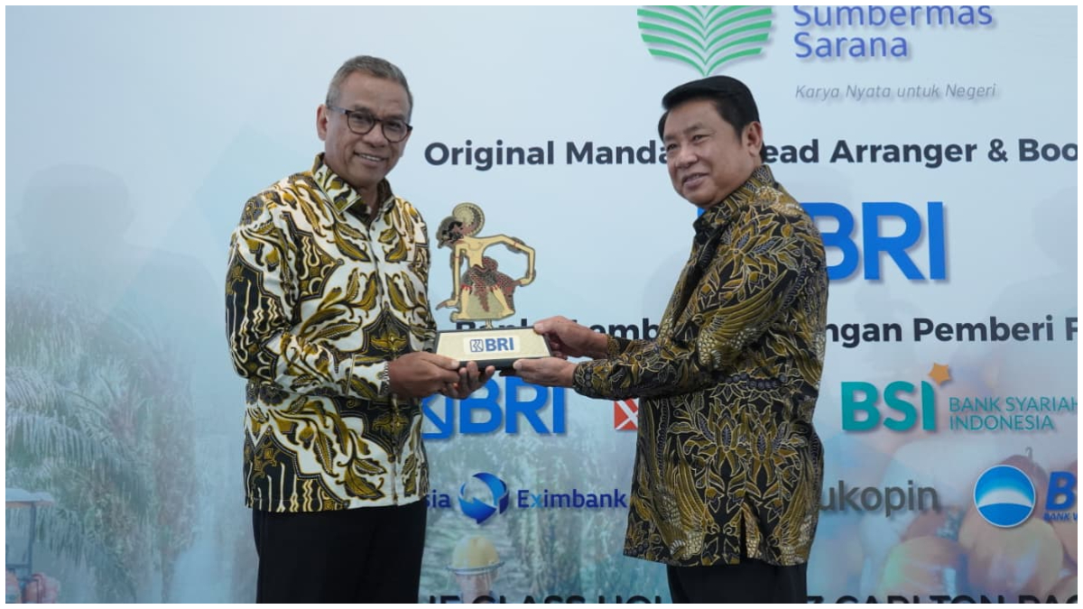 BRI menyerahkan pembiayaan sindikasi Rp5,2 triliun kepada PT SSMS.