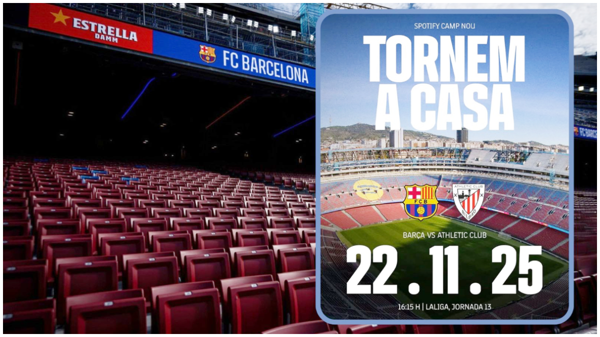 Barcelona kembali bermain di Spotify Camp Nou.