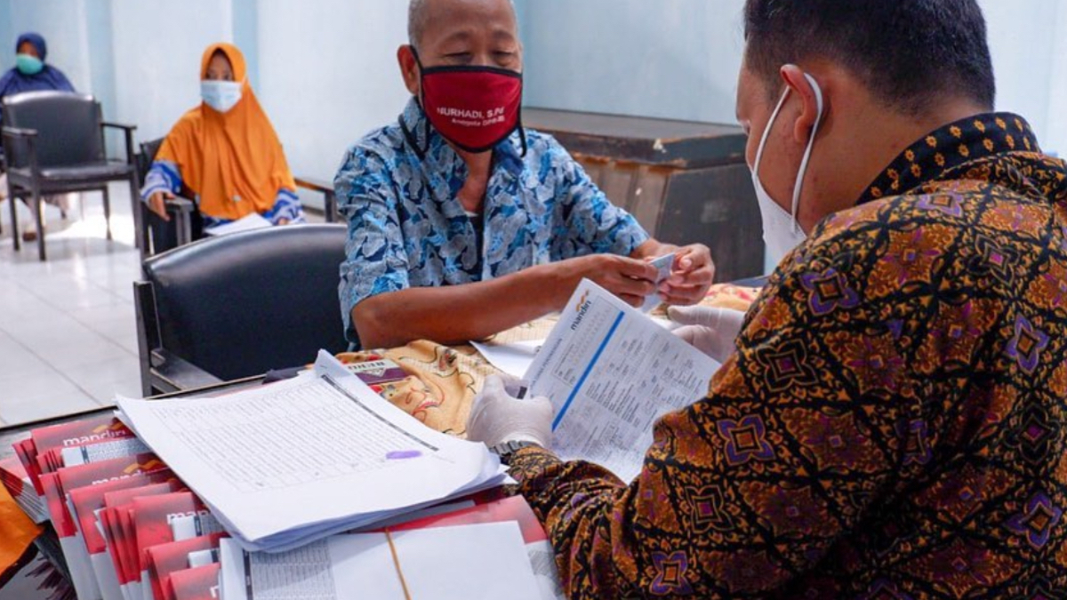 Ilustrasi penyaluran Bansos PKH dan BPNT
