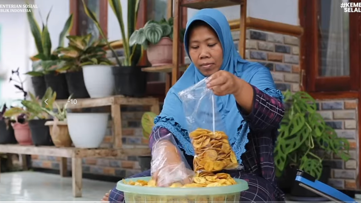 Ilustrasi penerima bansos yang telah Graduasi dan menjadi mandiri