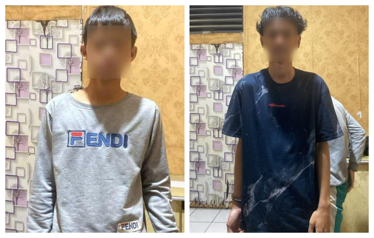 Dua remaja pelaku pencurian motor diringkus Polsek Bogor Utara, Poresta Bogor Kota.
