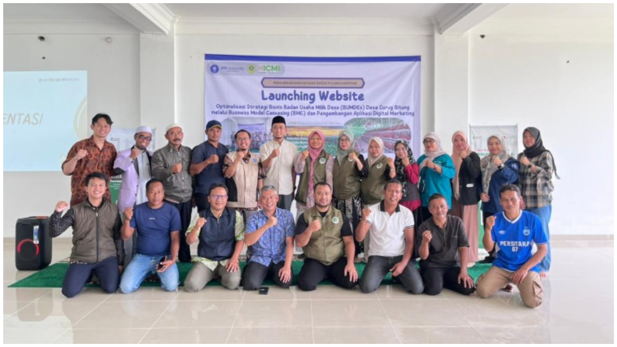 Launching&nbsp;BUMDes Curugbitung Raya di Masjid Pesantren Cendekia ICMI, Kecamatan Nanggung, Kabupaten Bogor.