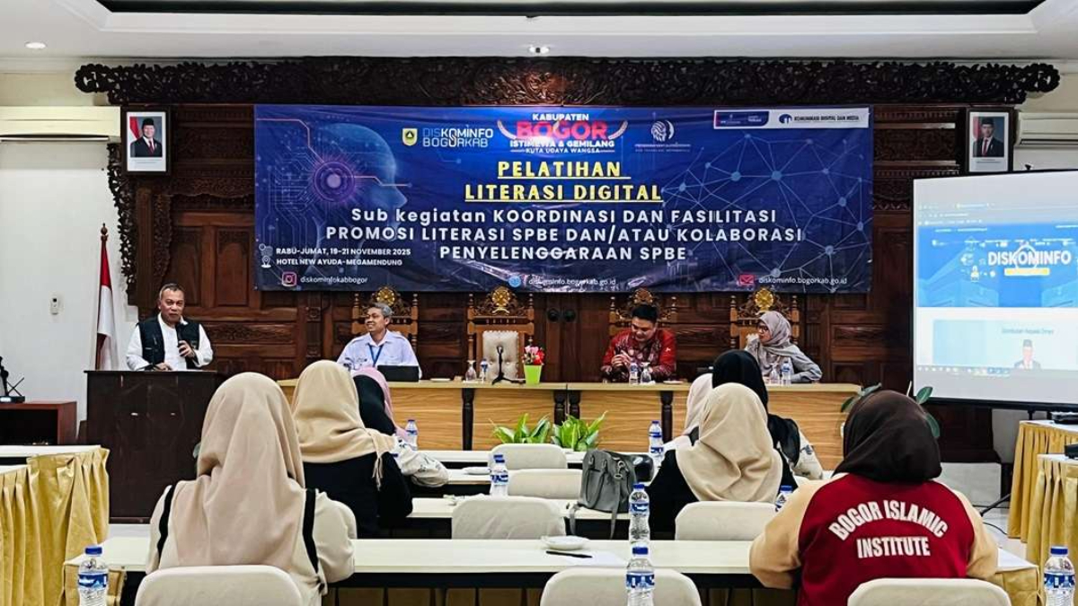 Pelatihan Literasi Digital di Kabupaten Bogor.