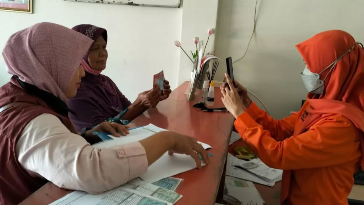 Ilustrasi penyaluran bansos PKH, BPNT dan BLT Kesra.