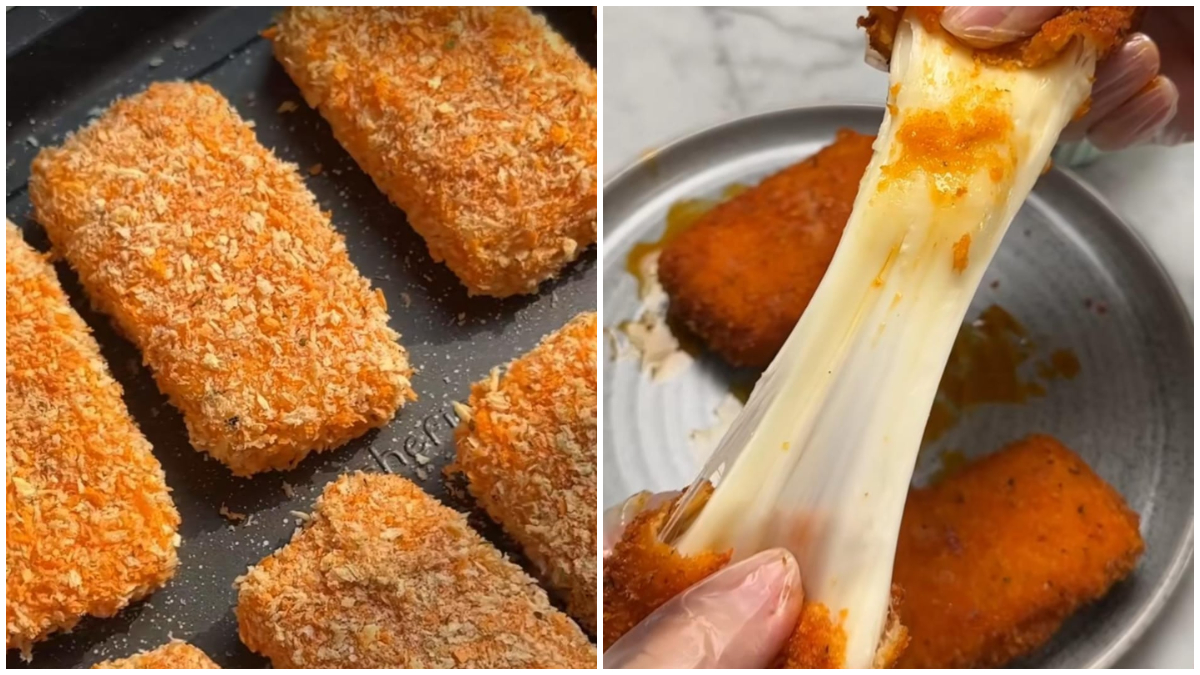 Resep membuat camilan enak Mozzarella Viral.