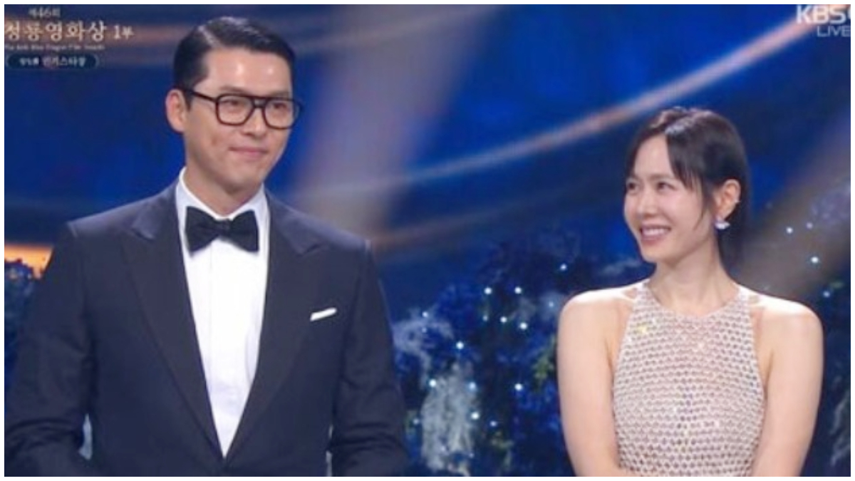 Hyun Bin dan Son Ye-jin Cetak Sejarah sebagai Pasangan Pemeran Utama Terbaik di&nbsp;Blue Dragon Fiilm Awards.