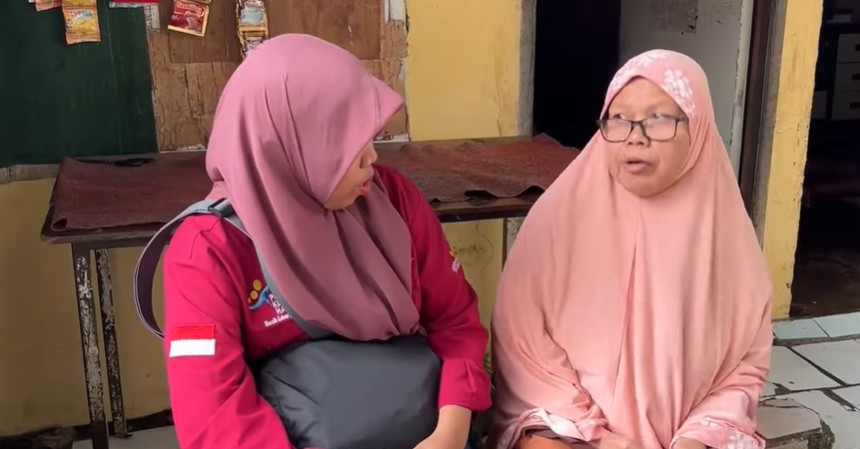 Ilustrasi proses ground checking untuk menentukan penerima pengganti BLTS Kesra
