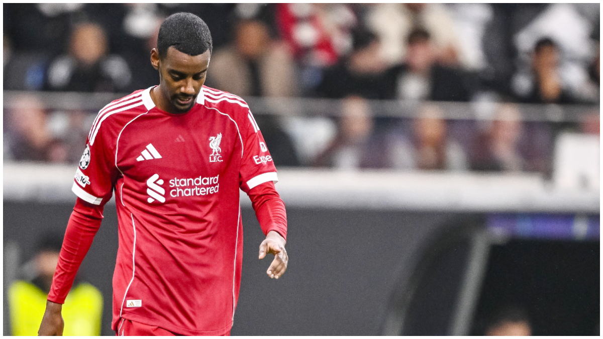 Alexander Isak, pemain Liverpool.