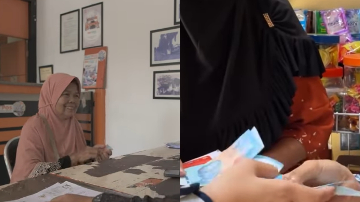 Ilustrasi: Petugas pendamping sosial saat melakukan pengecekan penerima bantuan sosial (bansos).