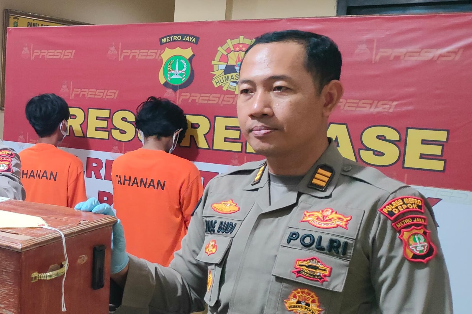 Kasi Humas Polres Metro Depok, AKP Made Budi.