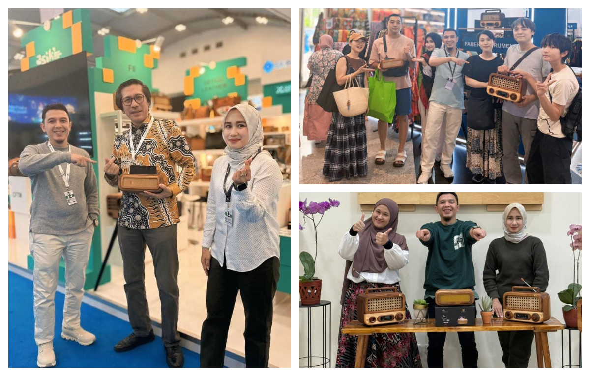 UMKM asal Jawa Barat, yakni Faber Instrument berhasil mengembangkan produk kerajinan yang diminati pasar.