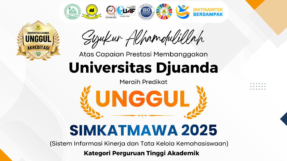 Unida Bogor Raih Predikat Unggul pada SIMKATMAWA 2025.