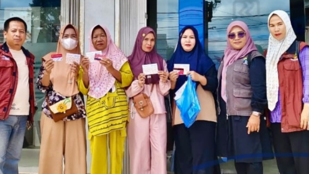 Ilustrasi pendampingan pencairan dana bansos