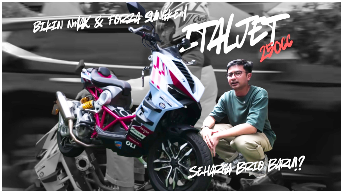Tampilan Italjet Dragster 250cc yang jadi sorotan.