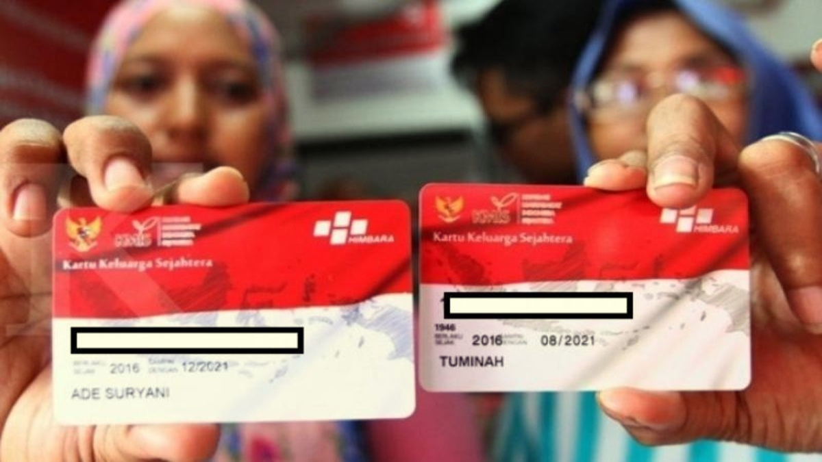 KKS merah putih untuk cairkan bansos PKH BPNT dan BLT Kesra Rp900 ribu.