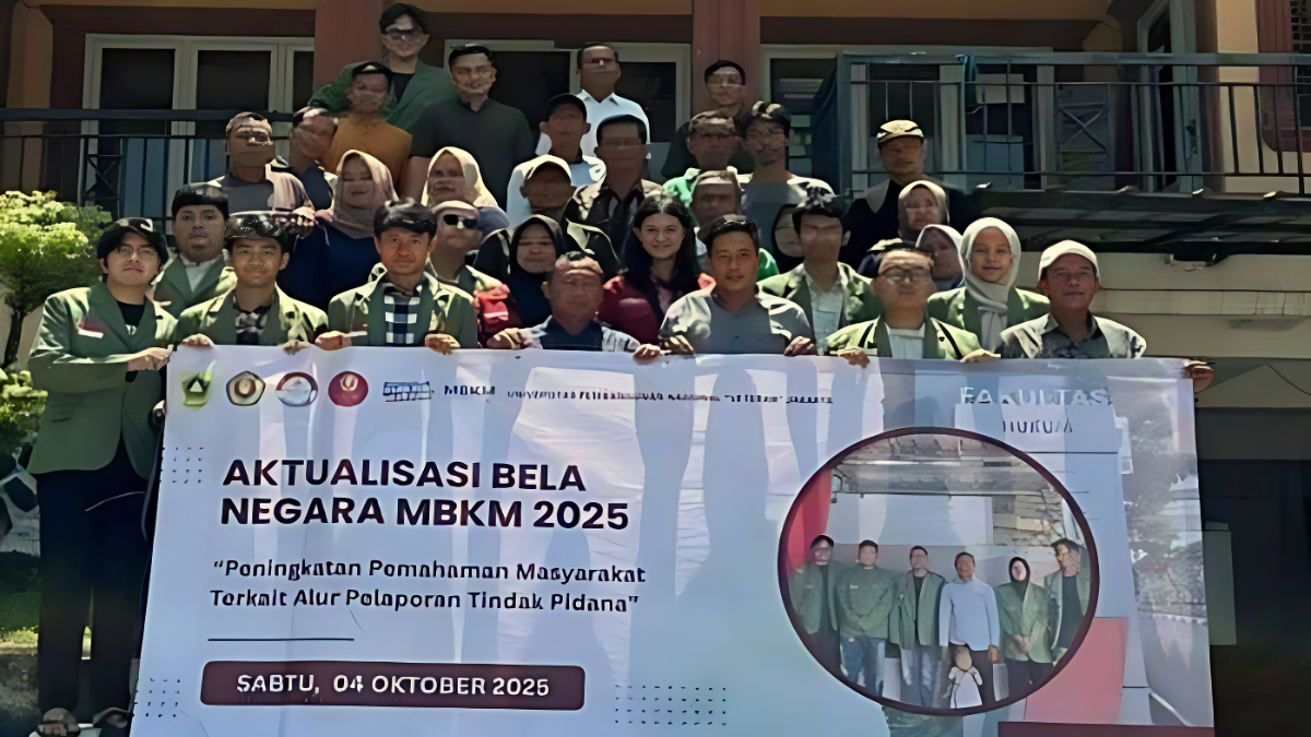 Universitas Pembangunan Nasional "Veteran&rdquo; Jakarta selenggarakan penyuluhan hukum di Desa Buanajaya, Kecamatan Tanjungsari, Kabupaten Bogor.