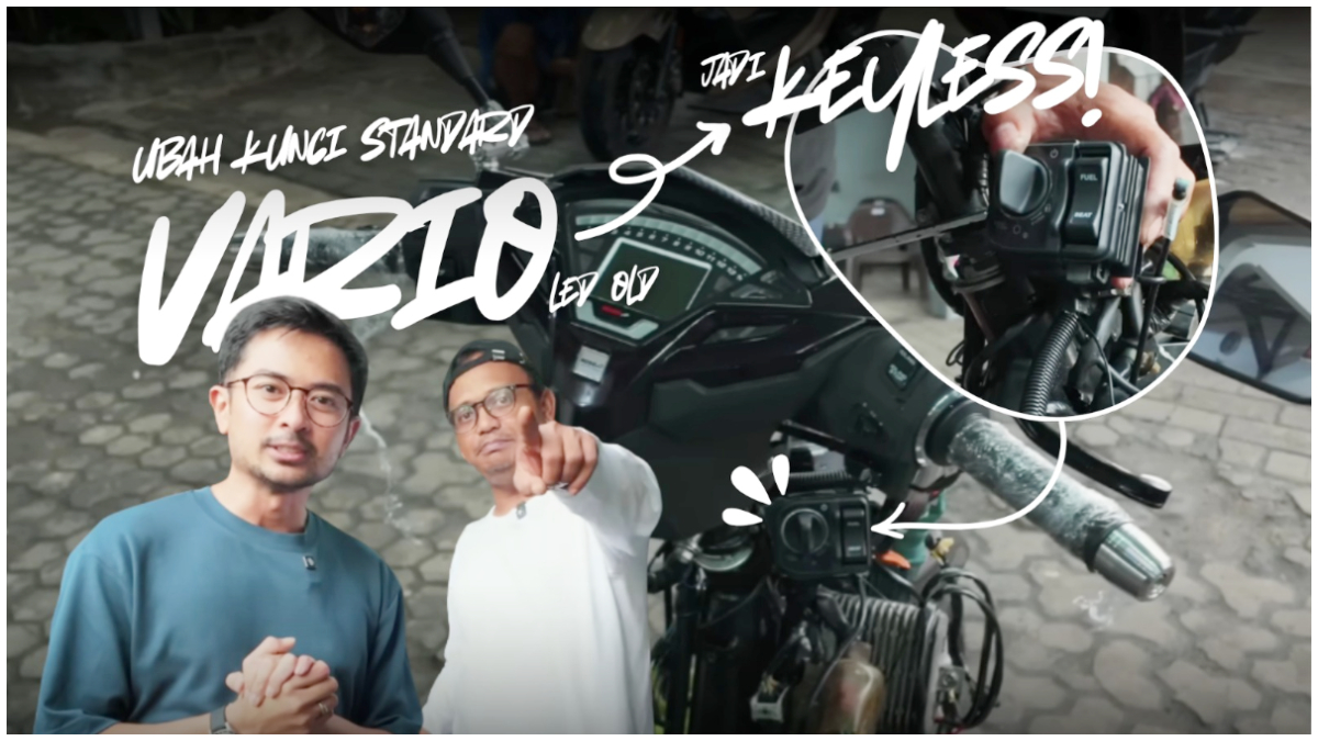 Honda Vario LED Old yang dimodifikasi jadi lebih modern.