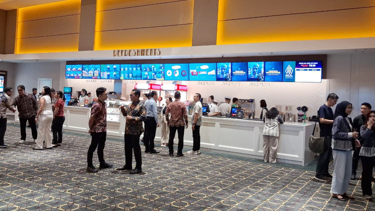 Suasana area Q Square XXI yang kini menjadi fasilitas hiburan terbaru di Q Square Lifestyle Park Bogor, Kamis 27 November 2025.