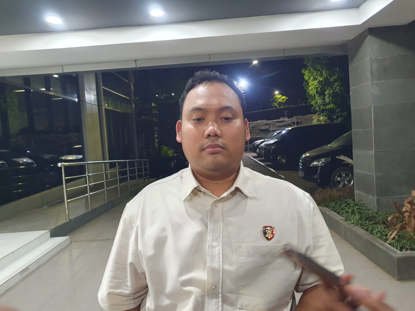 Kasat Reskrim Polres Bogor, AKP Anggi Prasetyo saat menyampaikan keterangan.
