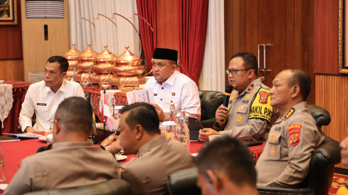 Pertemuan Bupati Bogor Rudy Susmanto dan Wakapolda Jawa Barat, Brigjen Pol. Adi Vivid Agustiadi Bachtiar