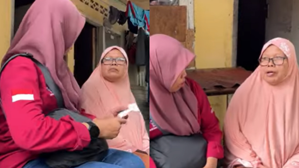 Ilustrasi: Petugas pendamping sosial saat menemui masyarakat penerima manfaat bantuan sosial (bansos).