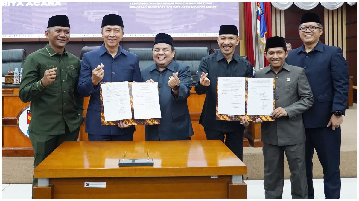 Rapat paripurna pengesahan APBD 2026.