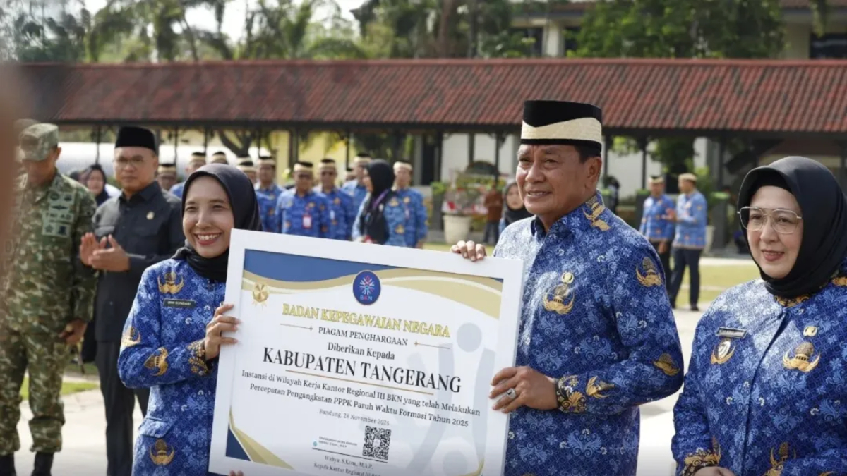 Pelantikan 8.205 PPPK paruh waktu Kabupaten Tangerang