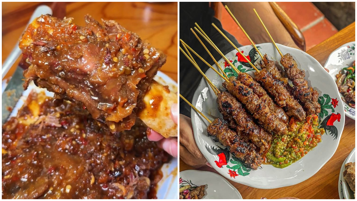 Penampakan Iga Bakar Jumbo dan Sate Maranggi dari Waroeng Iga Sedjahtera.