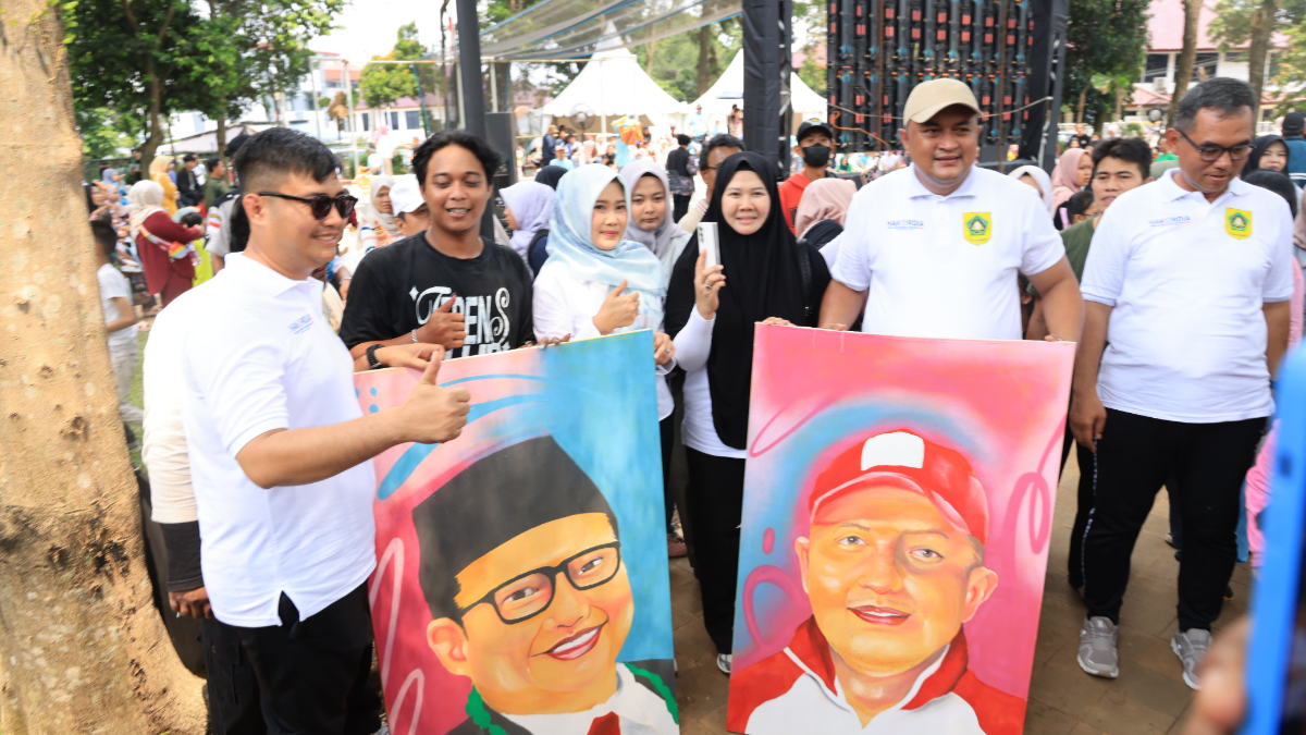 Bupati Bogor Rudy Susmanto menghadiri Festival Ekonomi Kreatif (Ekraf).