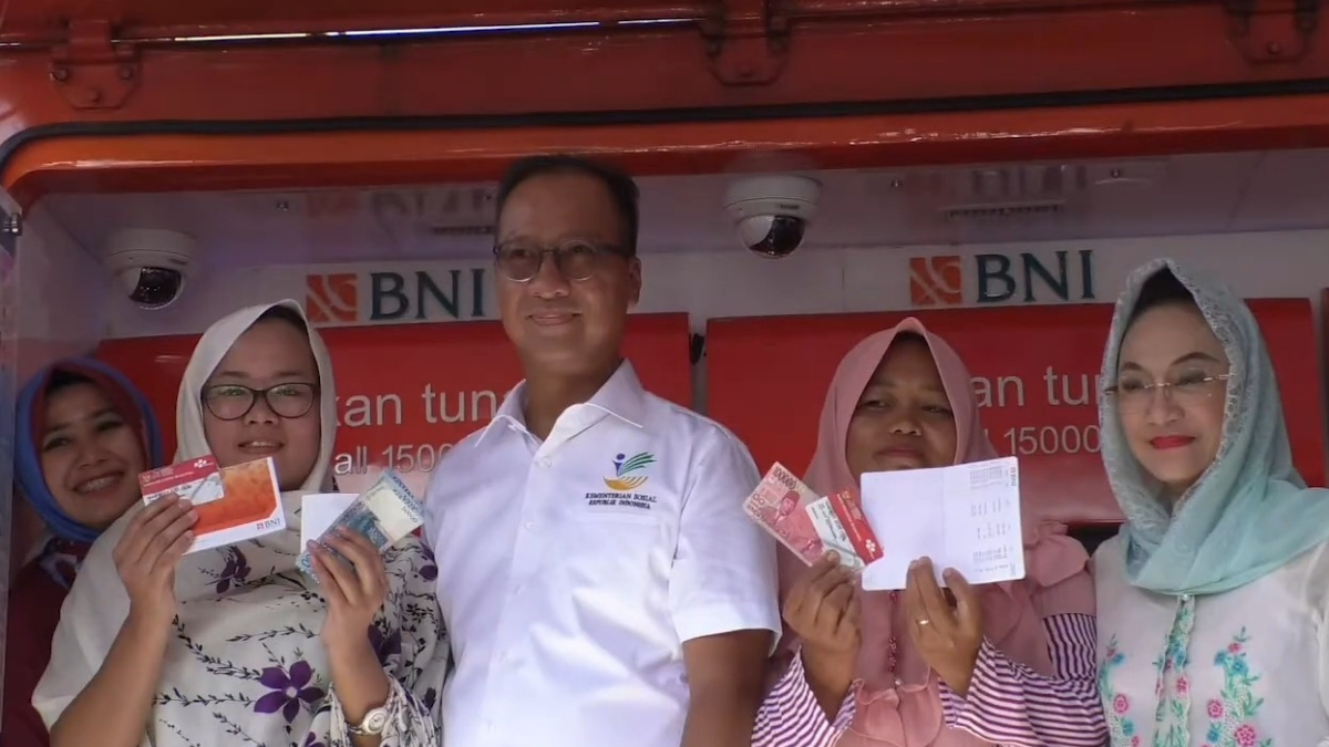 Penerima Manfaat  Bansos BLT melalui tarik tunai via ATM BNI