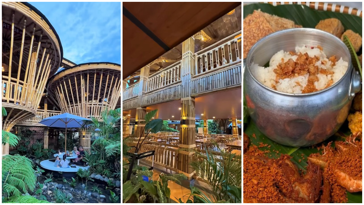 Suasana Restoran Kampung Kecil di Kedung Badang, Tanah Sareal, Kota Bogor.