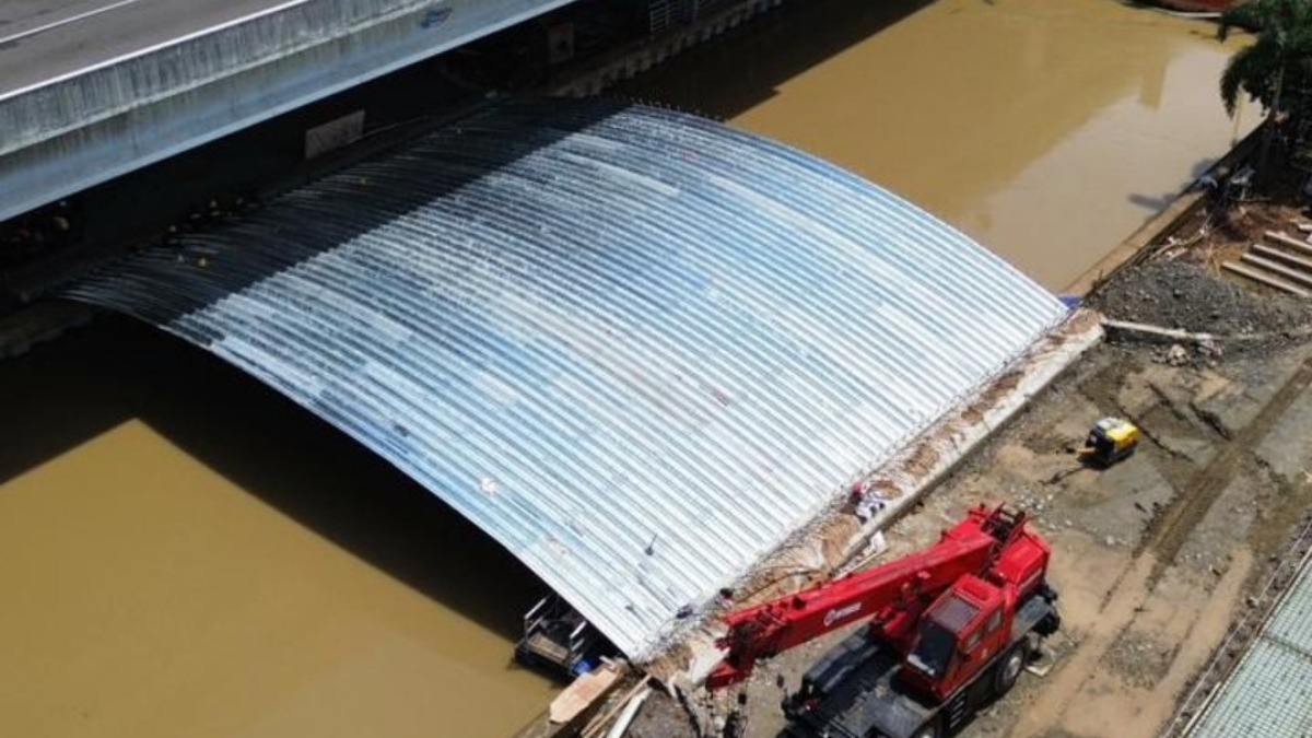 Salah satu pembangunan infrastruktur di Jabar