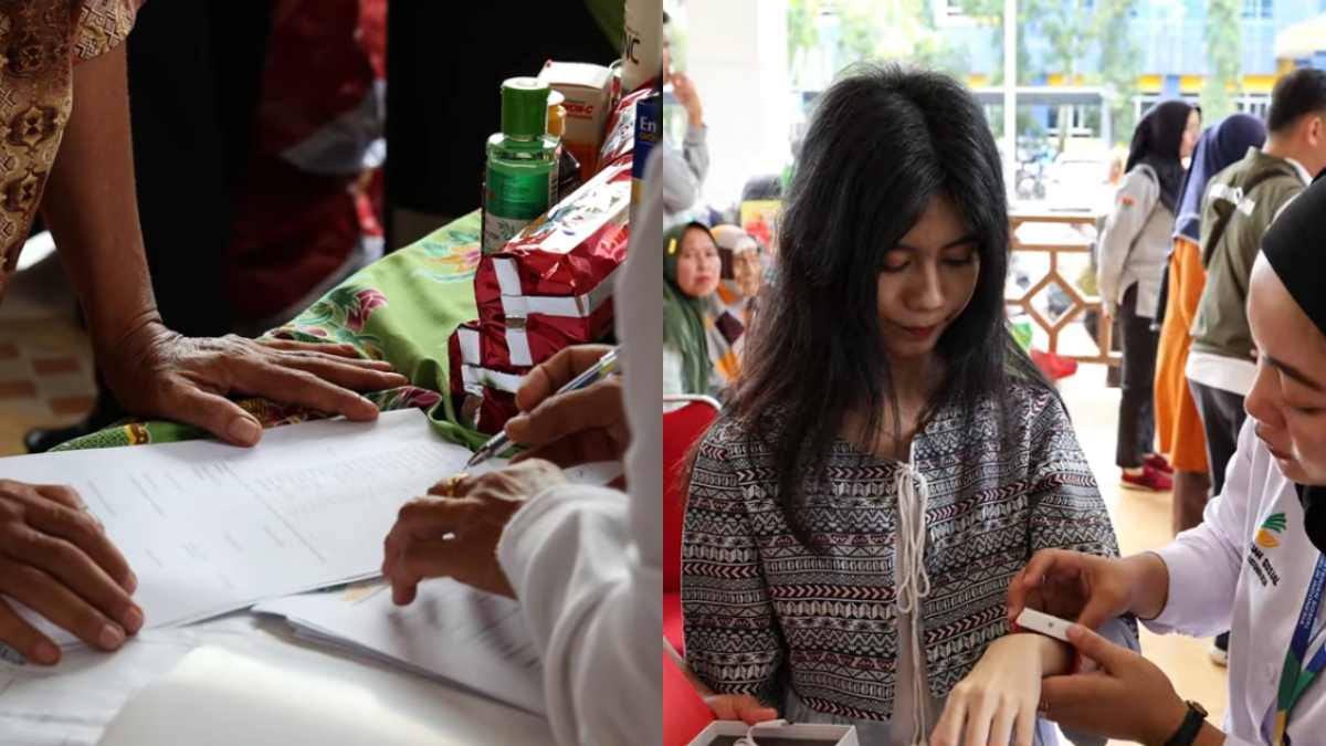 Ilustrasi: Penyaluran bantuan sosial (bansos) kepada para penerima manfaat atau KPM.