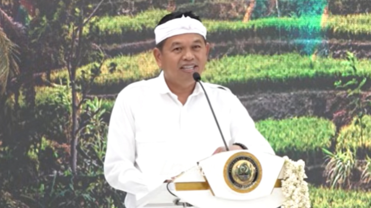Gubernur Jawa Barat Dedi Mulyadi saat hadir dalam sebuah acara beberapa waktu lalu.