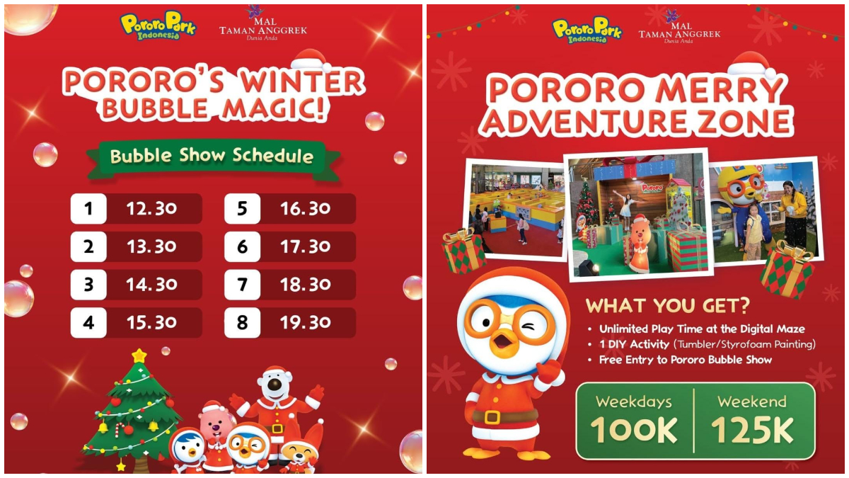 Pororo Merry Adventure di Mall Taman Anggrek.