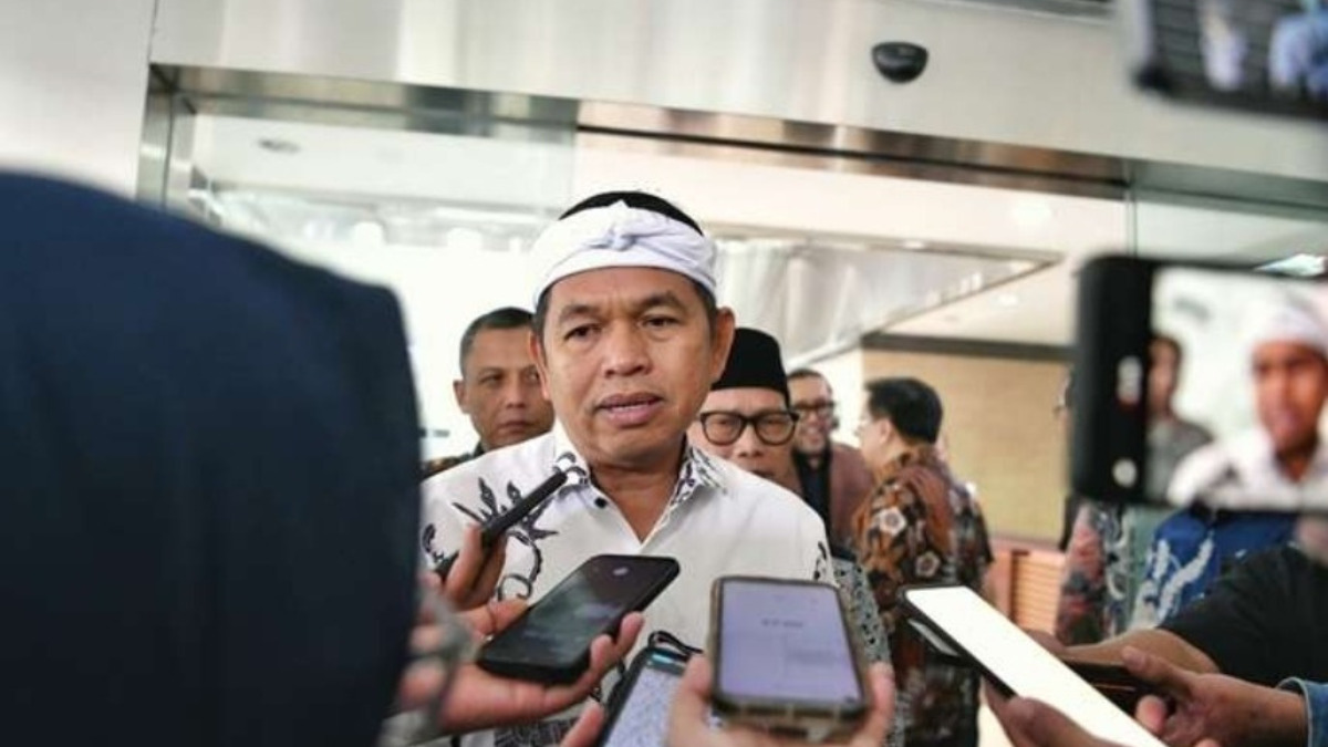 Gubernur Jawa Barat Dedi Mulyadi saat ditemui wartawan.