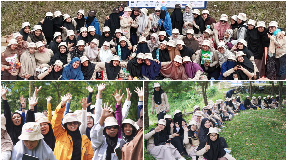 Suasana kegiatan Muslimah Camp 2025 di Leuwi Pangaduan, Sentul, Bogor.