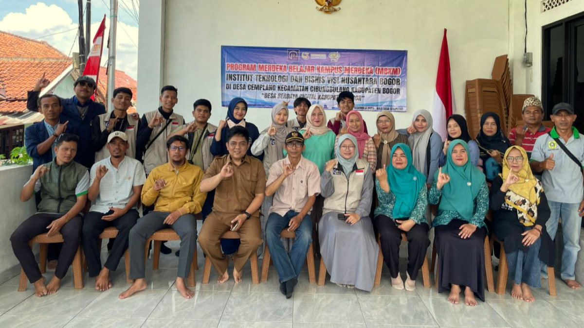 KOMPAK : Pembukaan program MBKM ITB Vinus Bogor di Desa Cemplang, Kecamatan Cibungbulang.