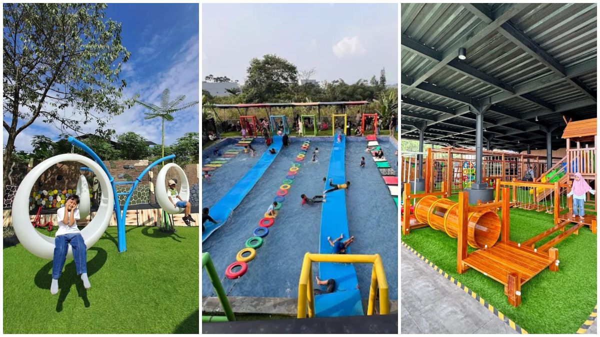 Beberapa wahana yang ada di The Nice Playland Gunung Geulis.