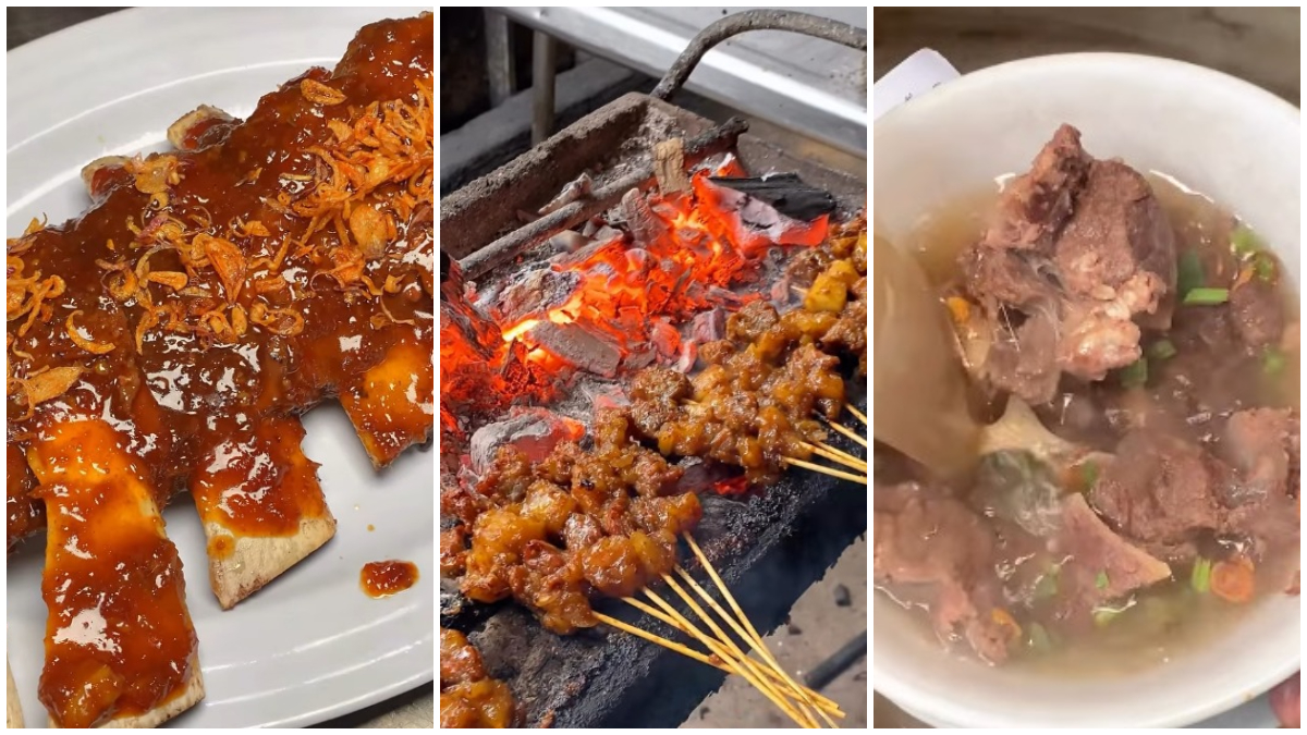Sejumlah menu yang disajikan di Waroeng Iga Sedjahtera, Cibinong Bogor.