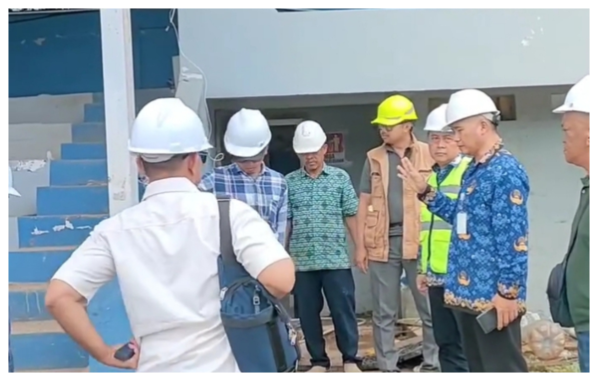 Revitalisasi GOR Pajajaran kini menjelang tenggat waktu pekerjaan dan sejumlah bagian mulai terlihat hasilnya.