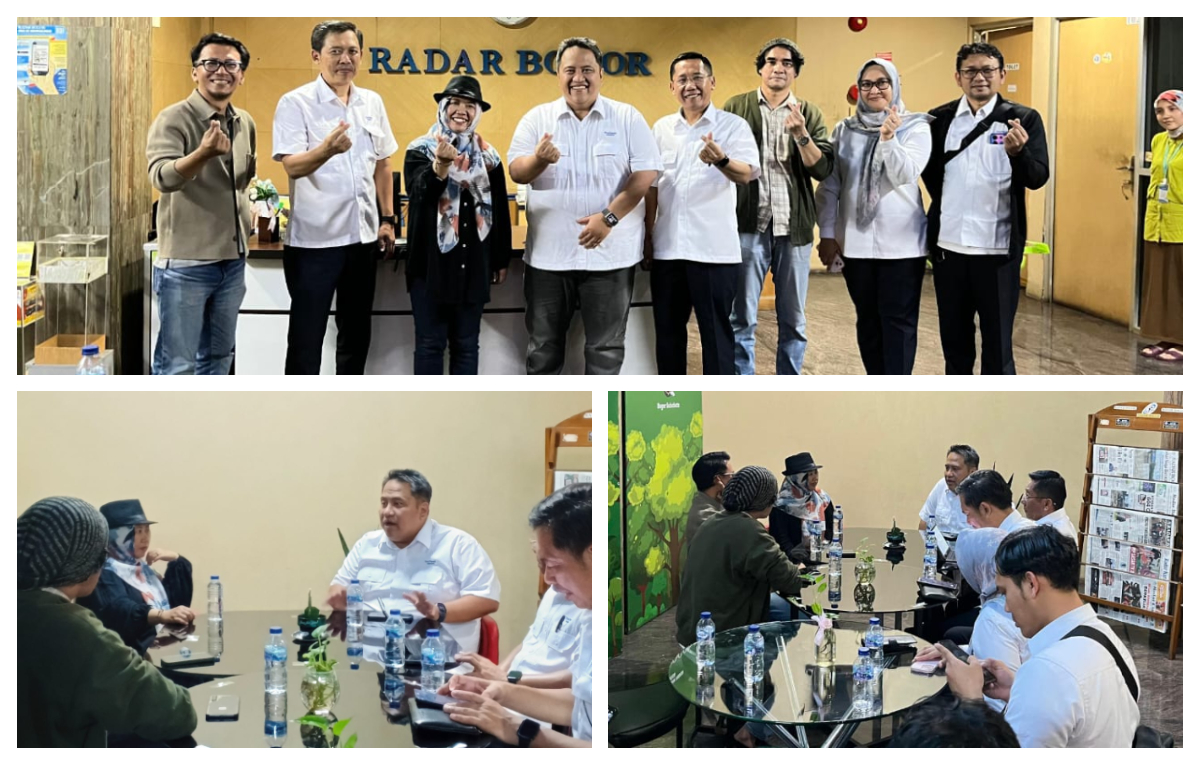 Direktur Utama Perumda Tirta Pakuan Kota Bogor, Rino Indira Gusniawan, mengawali hari keduanya menjabat dengan melakukan kunjungan silaturahmi ke Redaksi Radar Bogor.